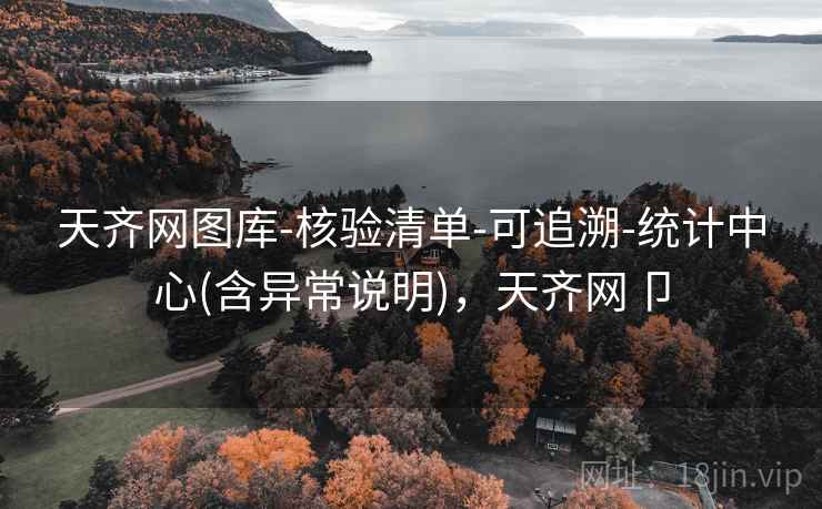 天齐网图库-核验清单-可追溯-统计中心(含异常说明)，天齐网卩